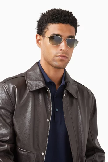 Aero II Sunglasses in Metal