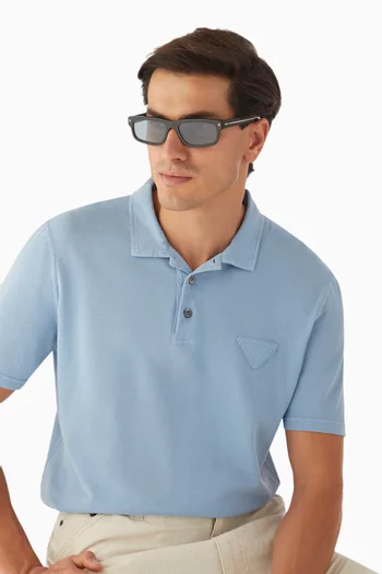 Rectangle Sunglasses in Acetate