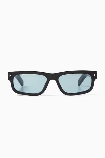 Rectangle Sunglasses in Acetate