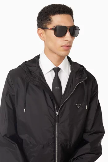 Square Sunglasses in Metal