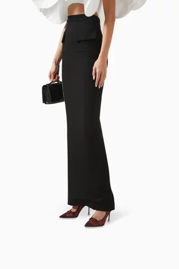 Maureen 85 Mules in Mesh & Calf Leather