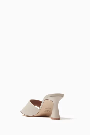 Roxanne 70 Mules in Nappa Leather