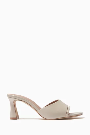 Roxanne 70 Mules in Nappa Leather