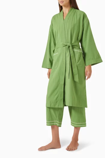 Robe in Cotton & Linen