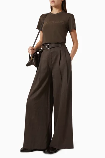 Logo Slim-fit T-shirt in Cotton