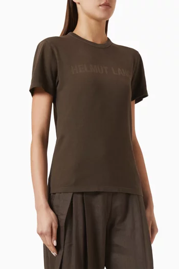 Logo Slim-fit T-shirt in Cotton