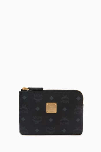 حافظة بطاقات ارين قنب بنقشة فيزيتوس