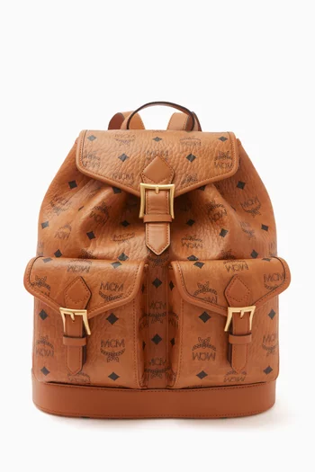 Small Aren Backpack in Visetos Canvas