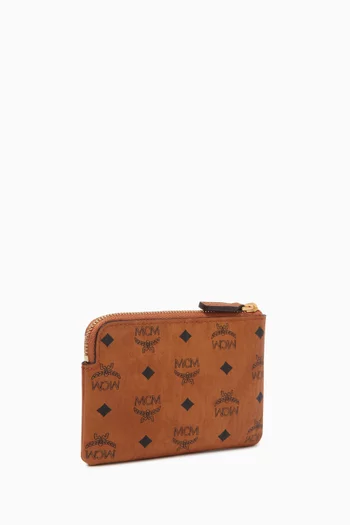 Aren Card Case in Visetos Canvas