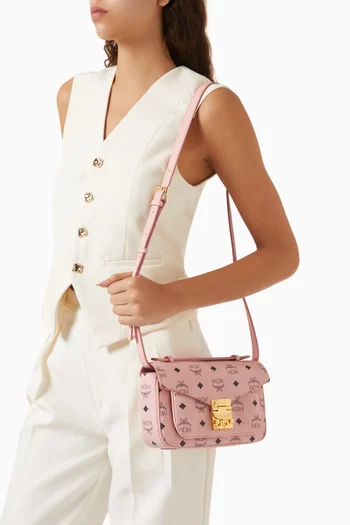 Medium Tracy Crossbody Bag in Visetos Canvas