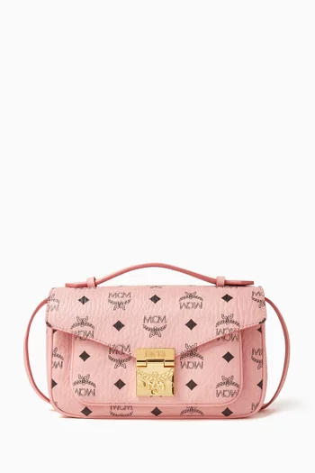 Medium Tracy Crossbody Bag in Visetos Canvas