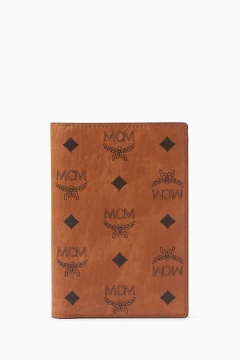 Ottomar Passport Holder in Visetos Canvas
