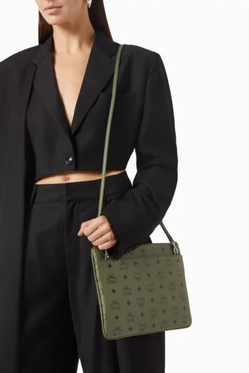 Aren VI Flat Pouch in Visetos Canvas