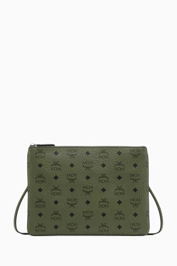 Aren VI Flat Pouch in Visetos Canvas
