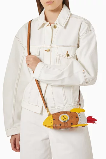 Aren Rocket Crossbody Bag in Visetos