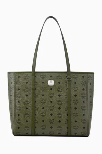 Medium Toni Shopper Bag in Visetos