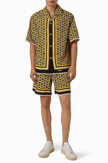 Bulles Royales Bermuda Shorts in Cotton Poplin