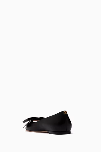 Bowow Ballerina Flats in Kidskin