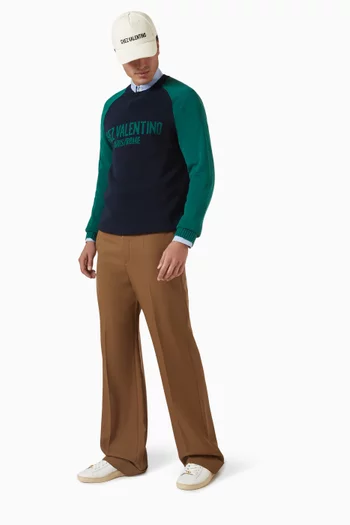 Chez Valentino Sweater in Wool Knit