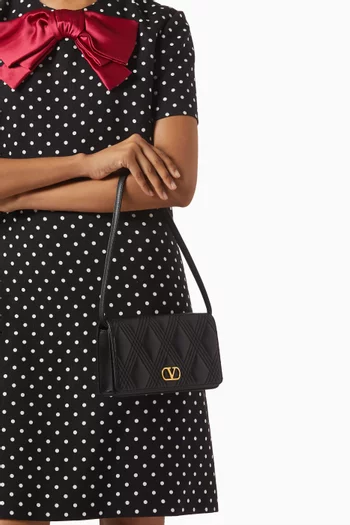 Mini Quiltie 67 Shoulder Bag in Nappa Leather