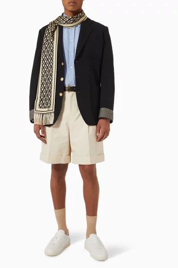Single-breasted Jacket in Wool Blend