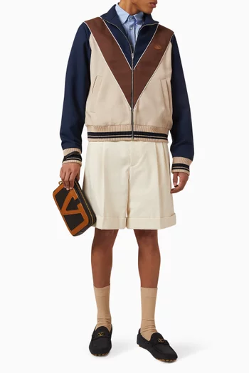 VLogo Patch Sweatshirt in Nylon