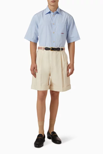 Embroidered Shirt in Cotton