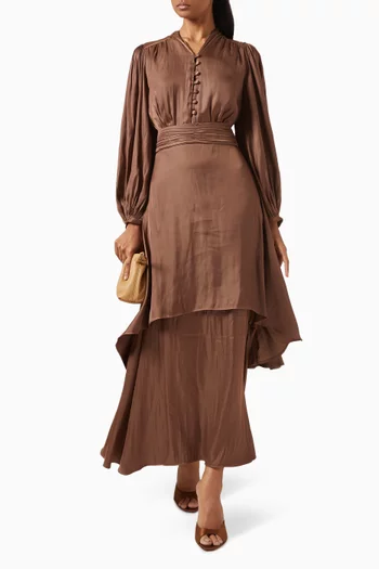 فستان ليان بطبقات متعددة