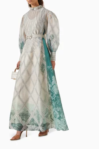 Celia Belted Maxi Dress