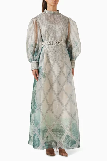 Celia Belted Maxi Dress
