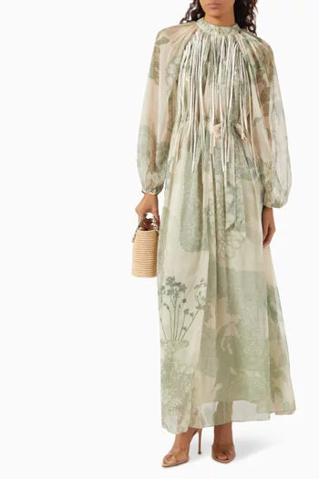 Floral Print Maxi Dress