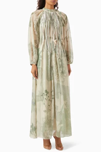 Floral Print Maxi Dress
