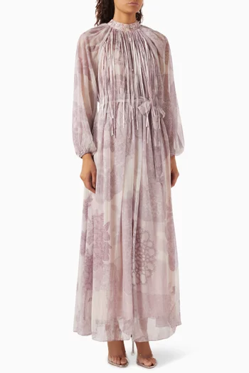 Floral Print Maxi Dress