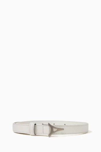 Eiffel Slim Belt in Vegan Leather