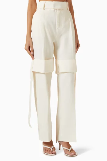 Strap Detail Cargo Pants