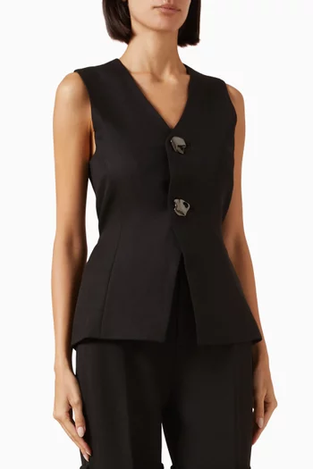 Feature Button Waistcoat