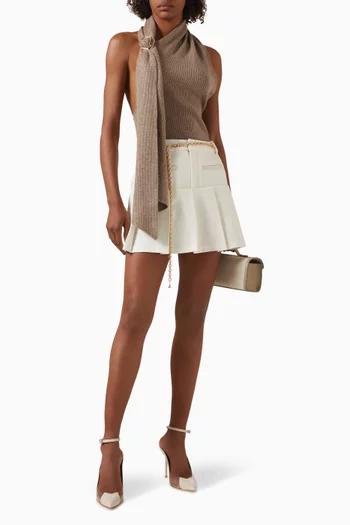 Tailored Pleated Skort
