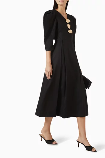 Lilia Dress in Cotton-poplin