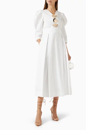 Lilia Dress in Cotton-poplin