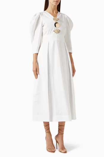 Lilia Dress in Cotton-poplin