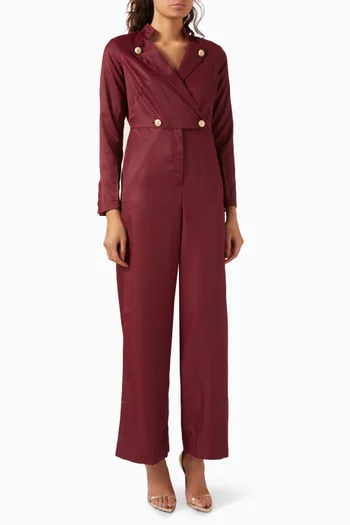 Calina Jumpsuit in Poly-viscose