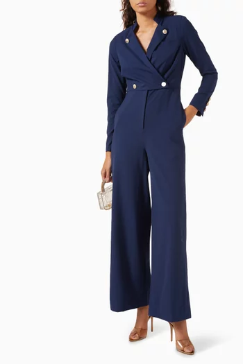 Calina Jumpsuit in Poly-viscose