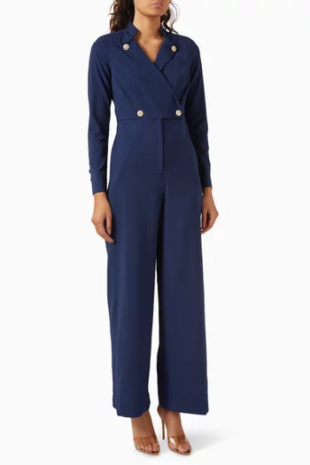 Calina Jumpsuit in Poly-viscose