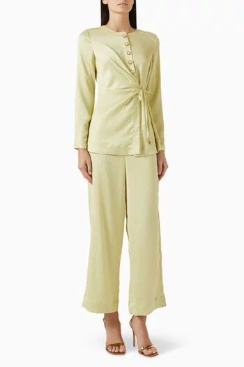 Dasha Co-ord Set in Viscose-satin