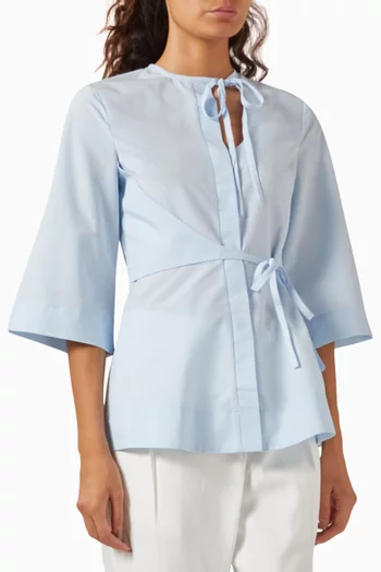 Darya Shirt in Cotton-poplin