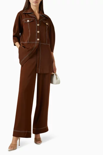 Wendy Co-ord Set in Poly-viscose