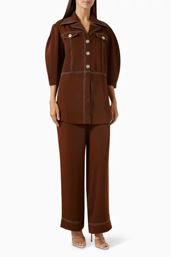 Wendy Co-ord Set in Poly-viscose