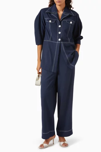 Wendy Co-ord Set in Poly-viscose