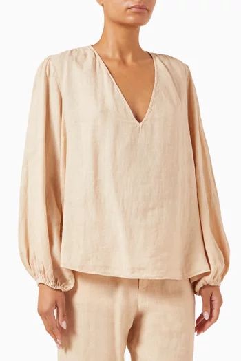 Paros Shirt in Linen