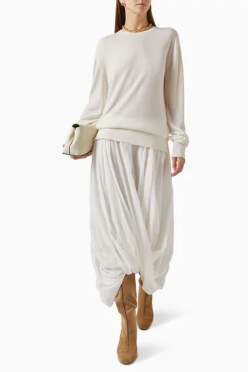 Cocoon Skirt in Lyocell Blend